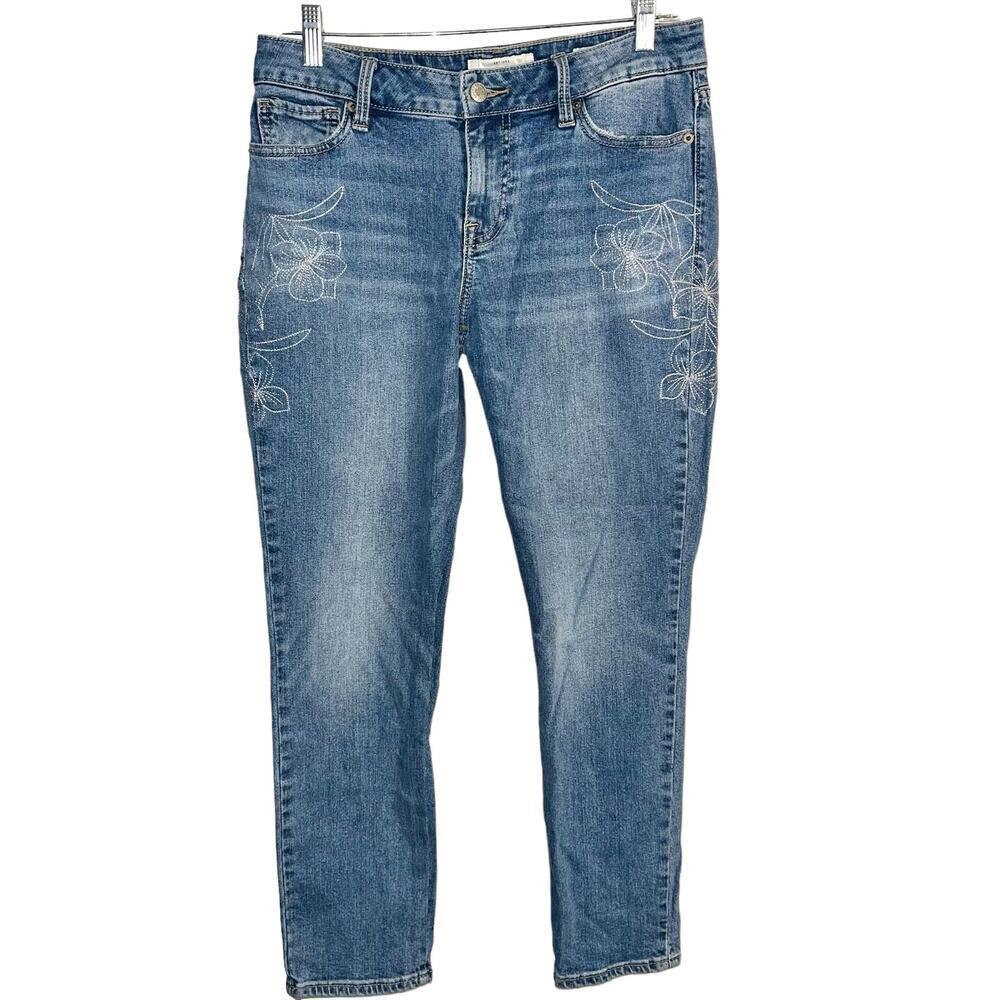 Lucky Brand Lolita Skinny Embroidered Ankle Length Jeans 
Size 6